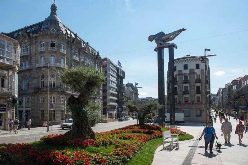 Clínica Arquero en la Plaza de Compostela de Vigo